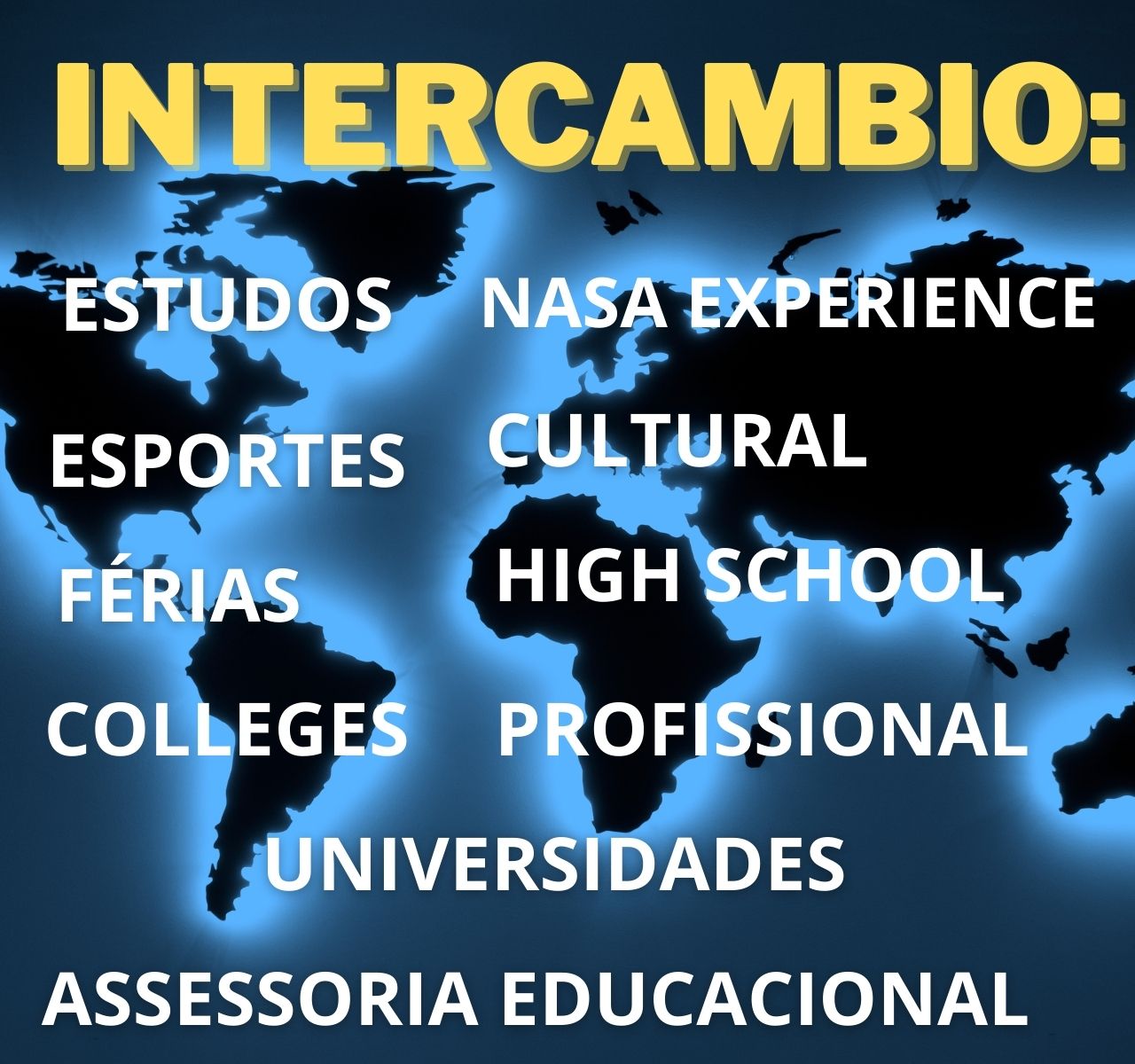 vários programas de intercambio Multintercambio