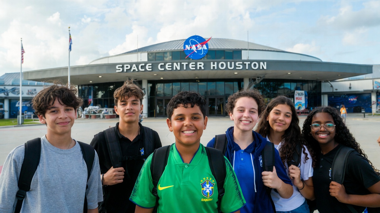 estudantes de Londrina - Nasa