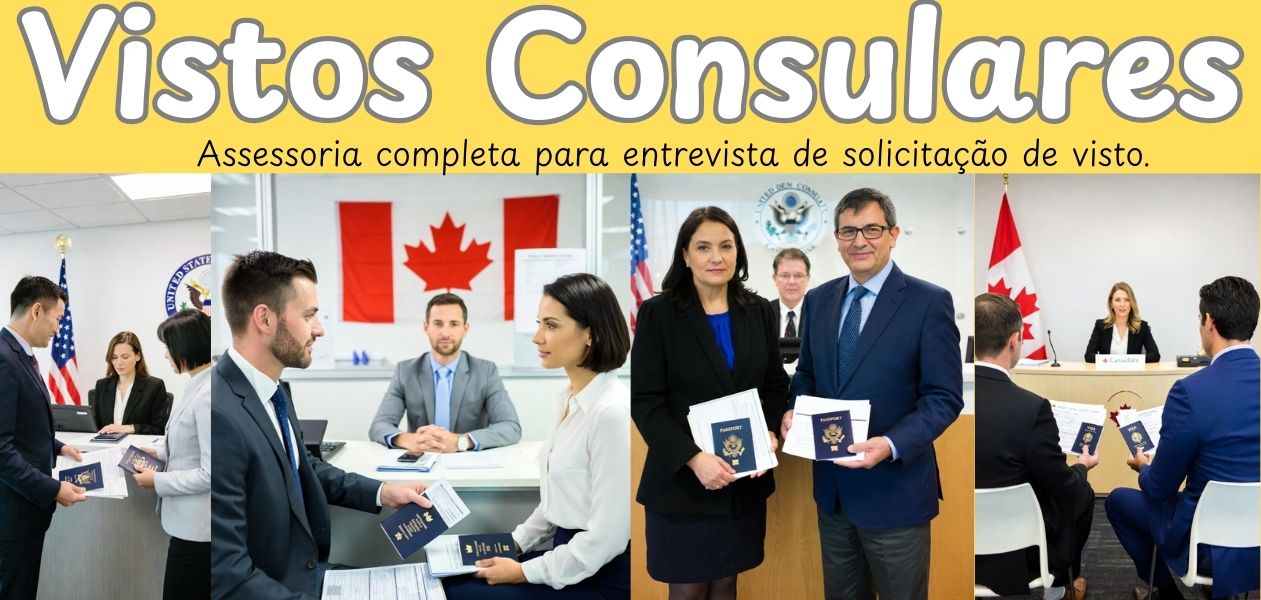 Vistos para os Estados Unidos e Canadá